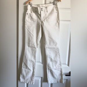 White House Black Market White Denim jeans
